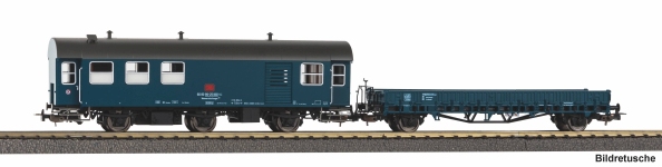PIKO 28334 - H0 - 2-tlg. Set Umbauwagenroter Keks, DB, Ep. IV